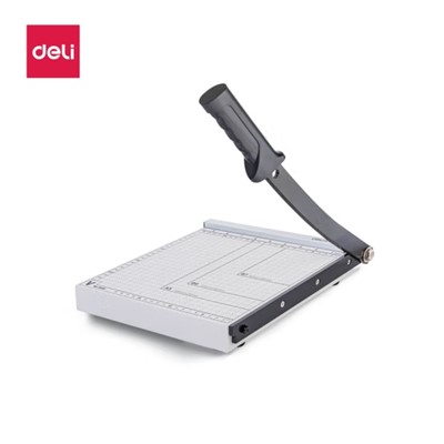 得力(deli) 8015 裁紙/切紙/拆信刀 鋼質切紙機裁紙刀裁紙機 250mm*250mm 